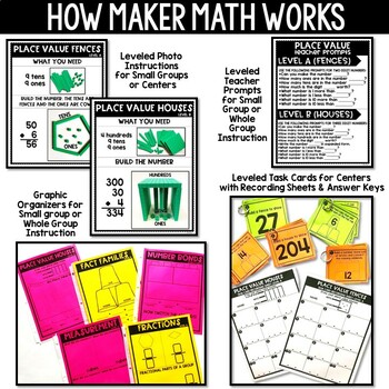 Maker Math {Hands-on Small Group Math and Math Centers for K-2nd Grade} - Image 4