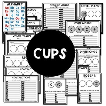 Word Work Construction BUNDLE - Hands-on Literacy Centers - Image 4