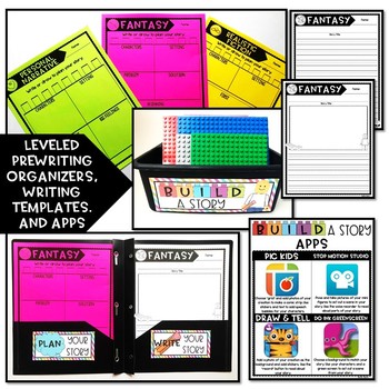 Build a Story BUNDLE (Pre-K-5th) Creative Writing and Building Brick Activities - Image 4