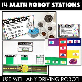 MATH Robot Stations & Activities: Sphero, Dash, Bee-Bot Math Centers, Robotics – preview 2