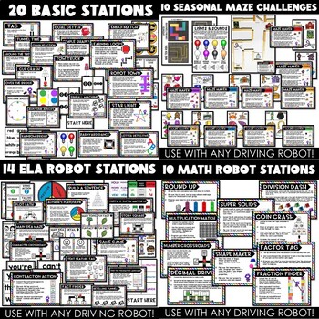 Upper Grades Robot Stations & Activities BUNDLE - Robotics, Sphero, Dash - Image 3