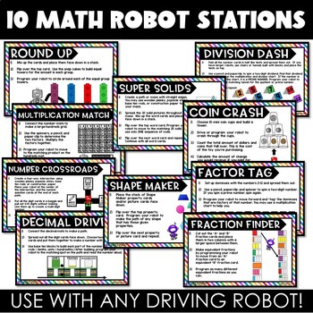 Upper Grades MATH Robot Stations & Activities: Sphero, Dash, Math Centers - Image 2