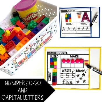 Number & Letter Builders - Literacy and Math Centers - Image 2