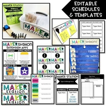 Maker Stations for Makerspaces BUNDLE {K-5th} - STEM Stations, STEM Lab Centers - Image 4