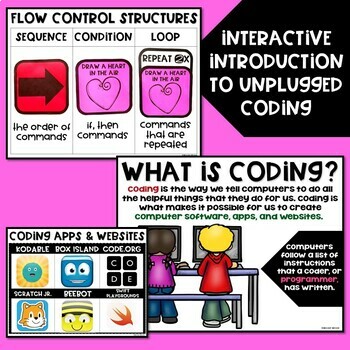 Valentine's Day Hop Scotch Coding® - Unplugged Coding Party Station - Image 2