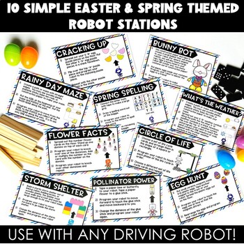 April Easter Spring Robot Activities & Stations Sphero, Bee-Bot - Image 2