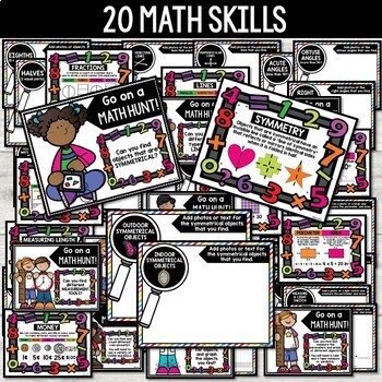 PAPERLESS Math Hunts for Distance Learning (Google Slides and Seesaw) - Image 4