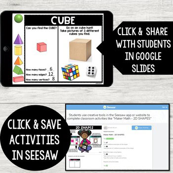 PAPERLESS Maker Math: Volume 2 for Distance Learning (Google Slides and Seesaw) - Image 2