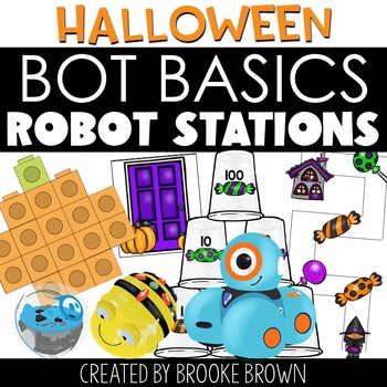 Halloween Robot Activities & Stations, Robotics Sphero Dash Bee-Bot, Fall