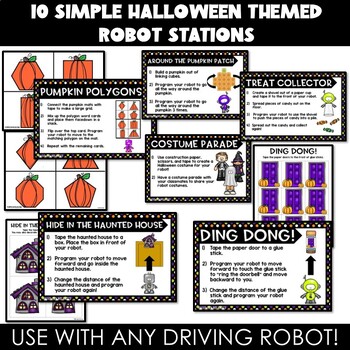 Halloween Robot Activities & Stations, Robotics Sphero Dash Bee-Bot, Fall - Image 2