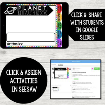 Digital/Paperless Research Books (Google Slides & Seesaw) – preview 1
