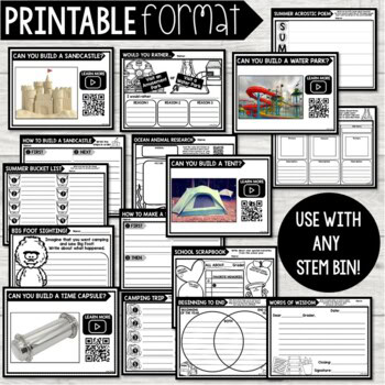 STEM Bins® Build & Write Digital + Printable End of the Year May STEM Activities - Image 4