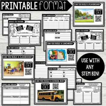 STEM Bins® Build & Write - Back to School STEM Activities - Printable + Digital - Image 4