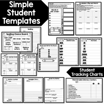 Third Grade Literacy Centers Made EASY! - Low Prep 3rd Grade Literacy Stations - Image 3