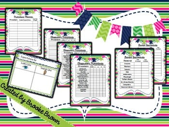 Classroom Procedures Checklist & Planner {EDITABLE!} - Image 2