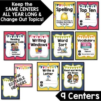 Second Grade Literacy Centers Made EASY! - Low Prep 2nd Grade Literacy Stations – preview 1