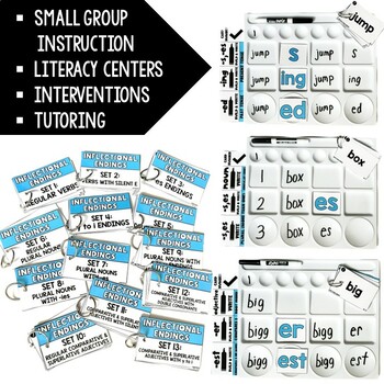 Paint Tray Phonics - INFLECTIONAL ENDINGS {Science of Reading / Small Groups} - Image 2