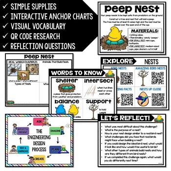Peep Nest STEM Challenge (Easter & Spring STEM Activity) - Bird Nest - Image 2