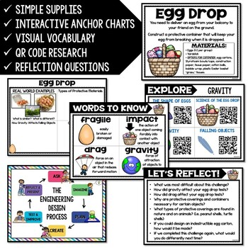 Egg Drop STEM Activity (Easter & Spring STEM Activity & Challenge) April - Image 2