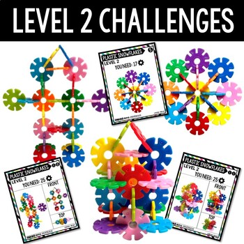 STEM Bins® Brain Flakes® Plastic Snowflakes Speed Builds: STEM Activities SET 1 - Image 4