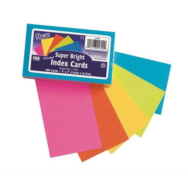 Colored Index Cards