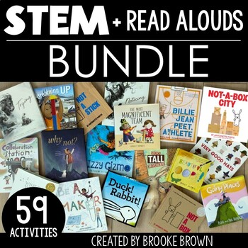 STEM Activities + Read Alouds BUNDLE - 59 Picture Books & STEM Challenges