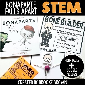 Bonaparte Falls Apart Halloween STEM Activities: Skeleton Math, Symmetry, Angles