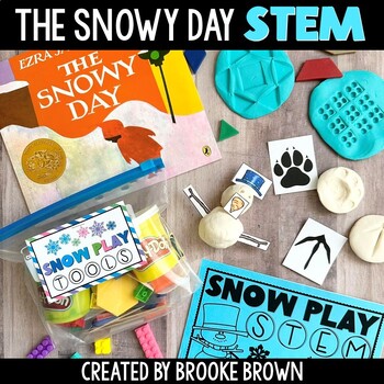 The Snowy Day STEM Activities - Winter, Animal Tracks, Snow Read Aloud