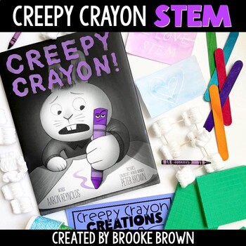 Creepy Crayon STEM Activities - Back to School and Halloween Stations Read Aloud