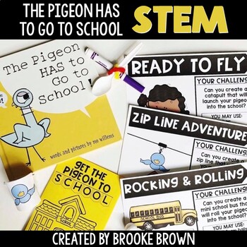The Pigeon HAS to Go to School STEM Activities - Back to School Read Aloud