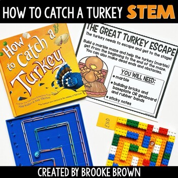 How to Catch a Turkey STEM Activities for Thanksgiving, November Marble Maze