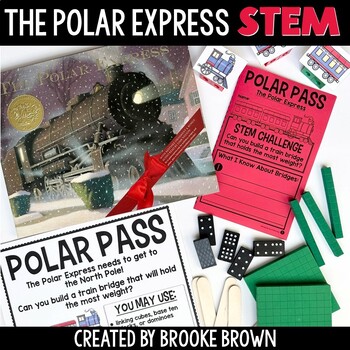 The Polar Express Christmas STEM Activity - Train Bridge Read Aloud Picture Book