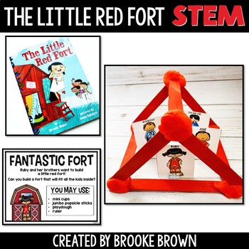 The Little Red Fort STEM Activity - Summer Spring End of the Year Challenge