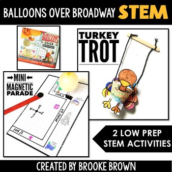 Balloons Over Broadway Thanksgiving Read Aloud STEM Activities: Parade Floats