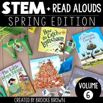 STEM Activities + Read Alouds - St. Patrick's Day Spring Picture Books Easter
