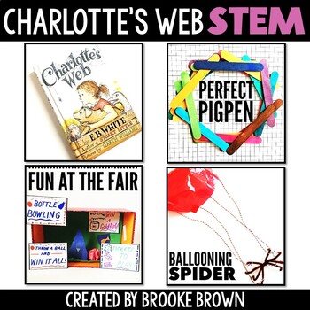 Charlotte's Web STEM Activities & Challenges - Novel Read Aloud STEM