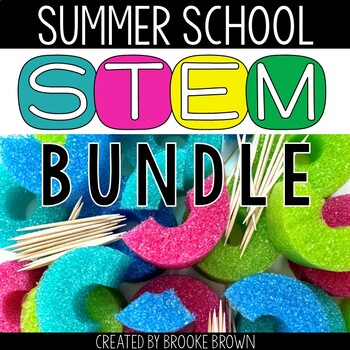 Summer School STEM Activities - Challenges, Stations, Summer Camps, Home School