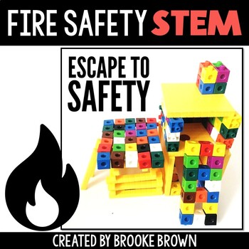 Fire Safety Week Prevention STEM Activity Craft - October - Stop, Drop, Roll