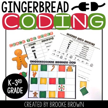 Gingerbread Unplugged Coding - Hour of Code Christmas Screen-Free Programming