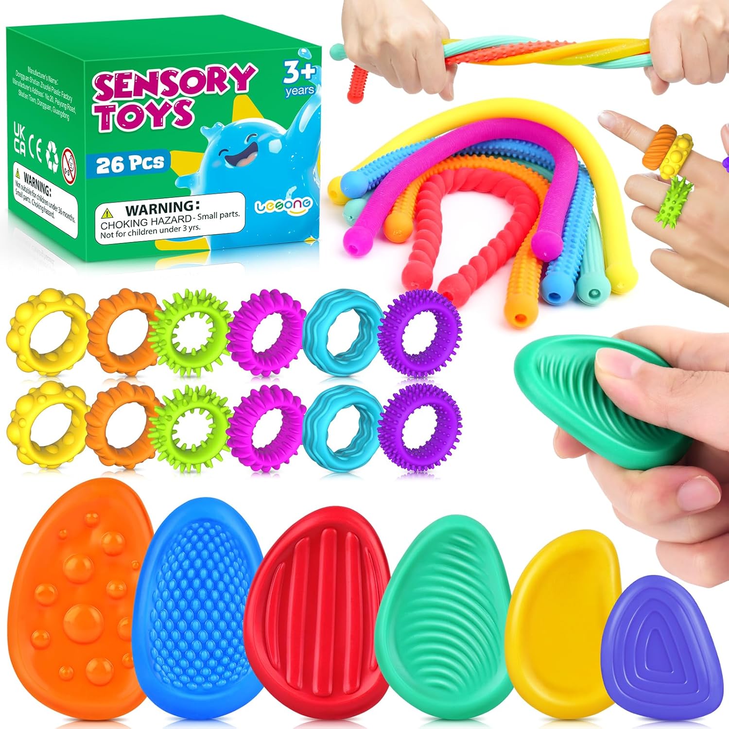 Quiet Squishy Fidgets 26 Pack for Classrooms
