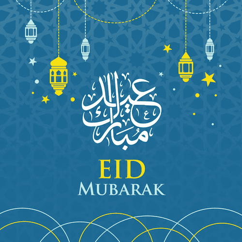 Eid moubarak feliz fiesta cordero