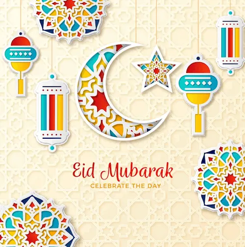 Eid moubarak feliz fiesta cordero