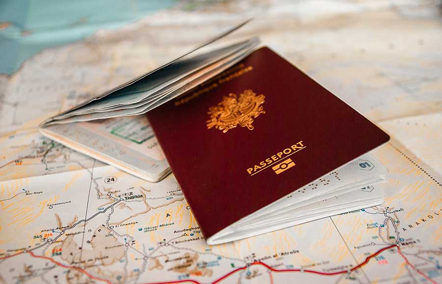 pasaporte viajar Marruecos