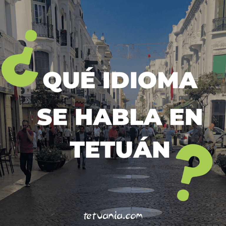 idioma se habla en tetuan