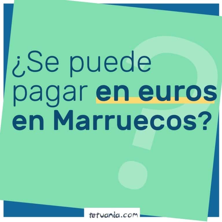 ¿se puede pagar con euros en marruecos?
