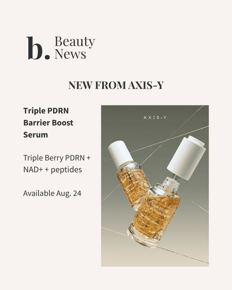 AXIS-Y Triple PDRN Barrier Boost Serum bottles on a neutral background.
