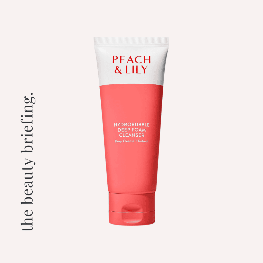 Peach & Lily Hydrobubble Deep Foam Cleanser 2 Beauty Briefing Verdict 2026 09 20T180709.851