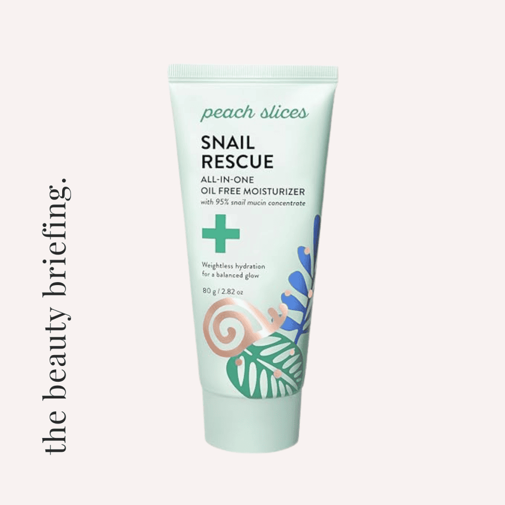 Peach Slices Snail Rescue All-in-One Oil Free Moisturizer 2 Beauty Briefing Verdict 2026 09 22T210024.407