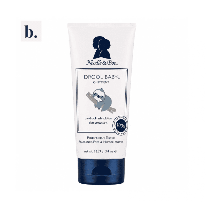 Noodle & Boo Drool Baby 2 Noodle & Boo Drool Baby ointment tube with cute sloth illustration.