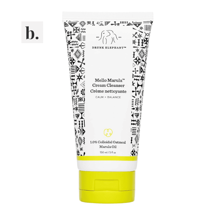 Drunk Elephant Mello Marula Cream Cleanser 2 Drunk Elephant Mello Marula Cream Cleanser with black and white tribal design.